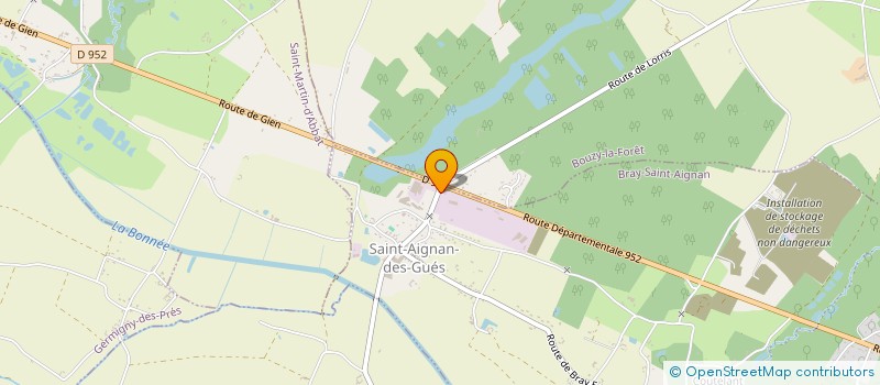 localisation de l'entreprise BLINOS à BRAY-SAINT-AIGNAN