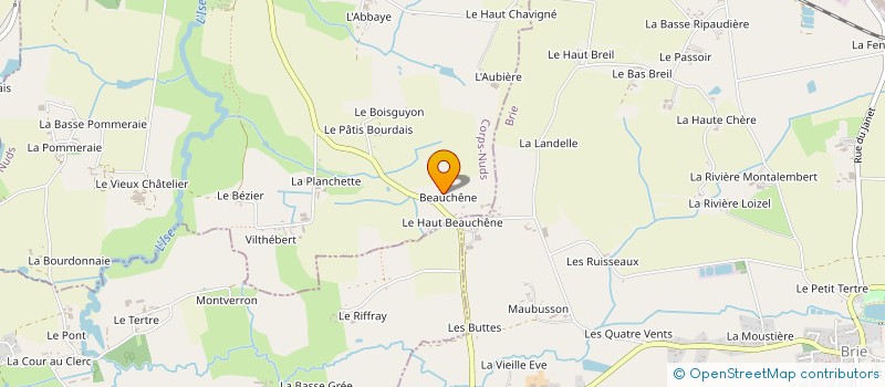 localisation de l'entreprise BLINTAGE  CORPS-NUDS