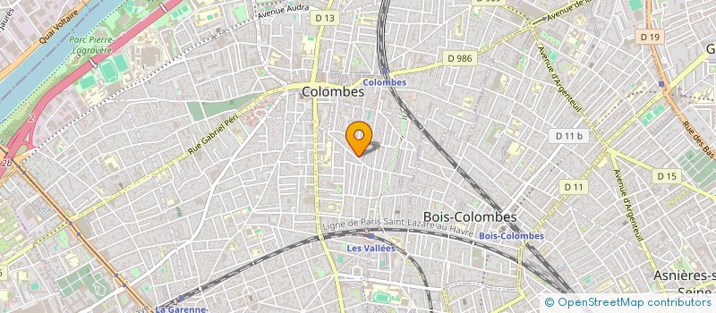 localisation de l'entreprise BLINVEST FINANCE  COLOMBES