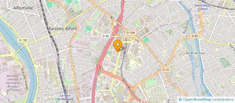 localisation de l'entreprise BLISCA NORD  CRETEIL