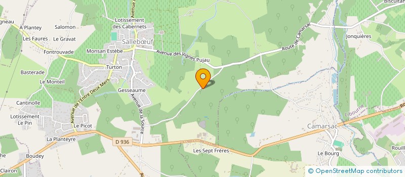 localisation de l'entreprise BLISS  SALLEBUF