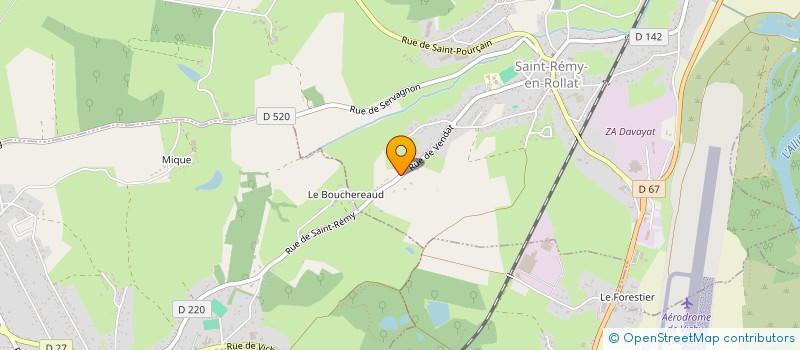 localisation de l'entreprise BLISS  SAINT-REMY-EN-ROLLAT