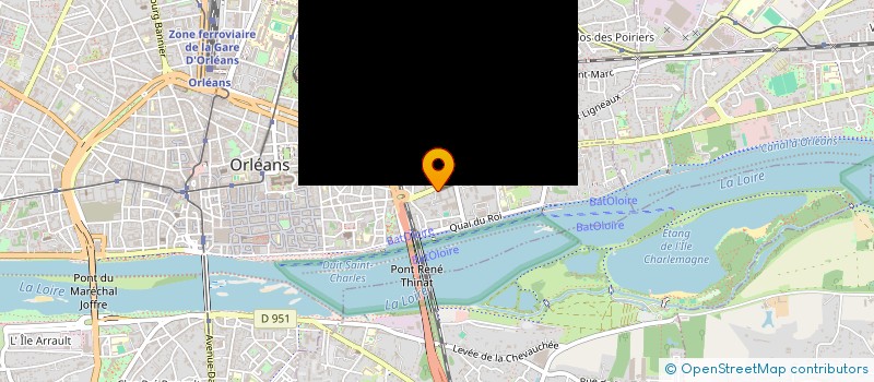 localisation de l'entreprise BLISS  ORLEANS