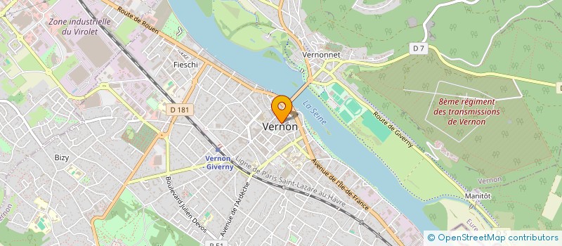 localisation de l'entreprise BLISS à VERNON