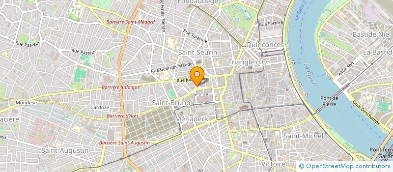 localisation de l'entreprise BLISS BAKERY  BORDEAUX