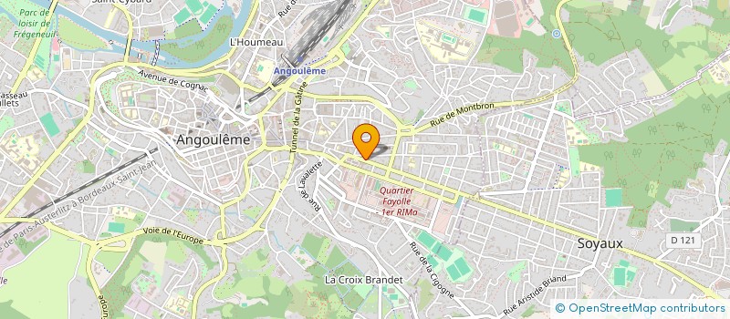 localisation de l'entreprise BLISS CHAUFFEUR VTC à ANGOULEME