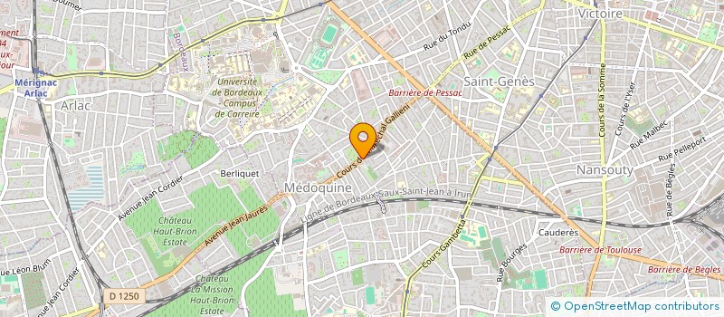 localisation de l'entreprise BLISS EDITIONS  BORDEAUX