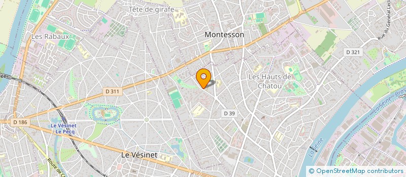 localisation de l'entreprise BLISS & FLY  CHATOU