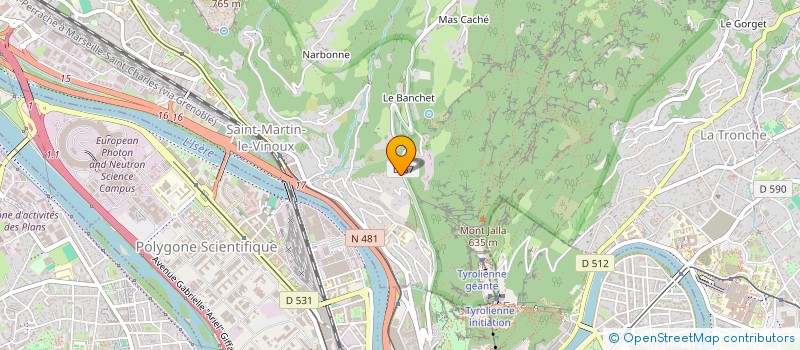 localisation de l'entreprise BLISS GROUP  SAINT-MARTIN-LE-VINOUX