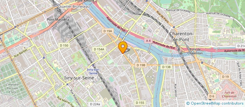 localisation de l'entreprise BLISS-GROUPE CHRISTIAN DUBOSCQ à IVRY-SUR-SEINE