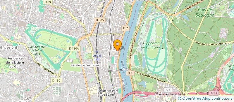 localisation de l'entreprise BLISS HOLDING à SAINT-CLOUD