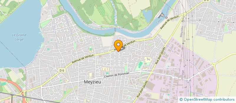 localisation de l'entreprise BLISS'IMMO  MEYZIEU