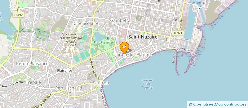 localisation de l'entreprise BLISSDIEZE  SAINT-NAZAIRE