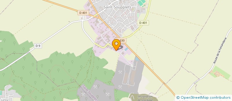 localisation de l'entreprise BLISTER CONDITIONNEMENT FRANCE BCF  SAINT-SOUPPLETS