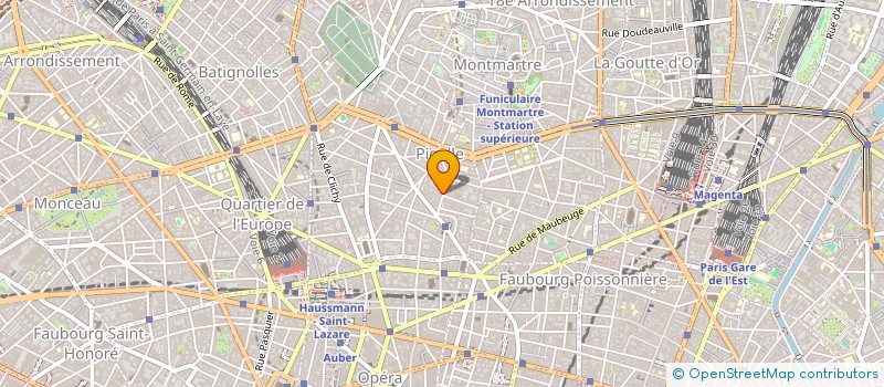localisation de l'entreprise BLITS  PARIS