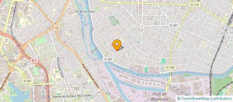 localisation de l'entreprise BLITSI à SAINT-MAUR-DES-FOSSES