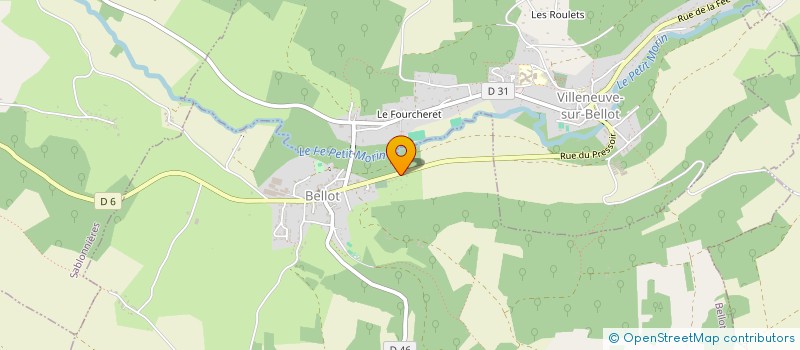 localisation de l'entreprise BLITZ à BELLOT