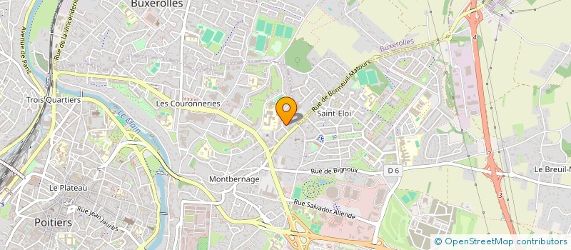 localisation de l'entreprise BLITZ COURTAGE à POITIERS
