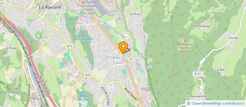 localisation de l'entreprise BLITZ FRET  CHALLES-LES-EAUX