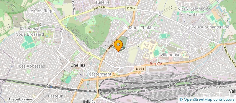 localisation de l'entreprise BLIVE  CHELLES