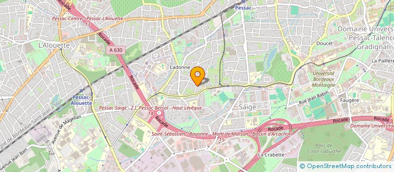 localisation de l'entreprise BLIX INGENIERIE à PESSAC