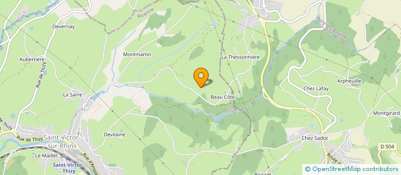 localisation de l'entreprise BLIZTOR  SAINT-VICTOR-SUR-RHINS