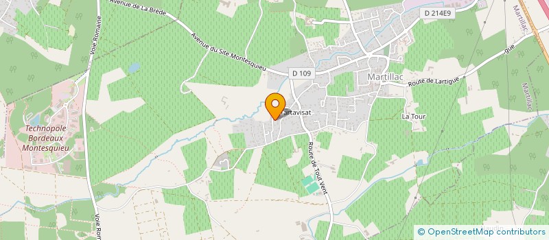 localisation de l'entreprise BLJ IMMO  SAINT-MEDARD-D'EYRANS