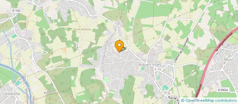 localisation de l'entreprise BLJ MACONNERIE  AIGUES-VIVES