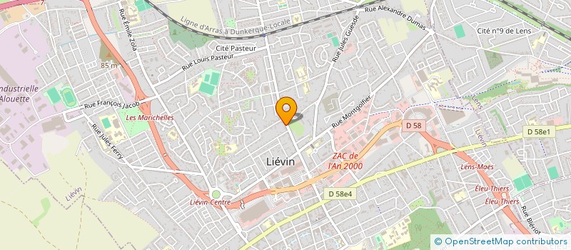 localisation de l'entreprise BLJ SERVICES à LIEVIN