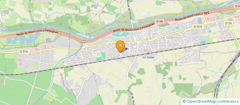 localisation de l'entreprise BLJD66  LE SOLER