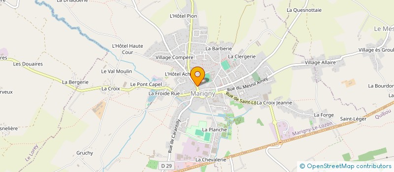 localisation de l'entreprise BLK.CO  MARIGNY-LE-LOZON