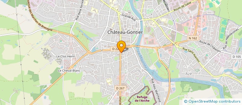 localisation de l'entreprise BLK CONCEPT  CHATEAU-GONTIER-SUR-MAYENNE