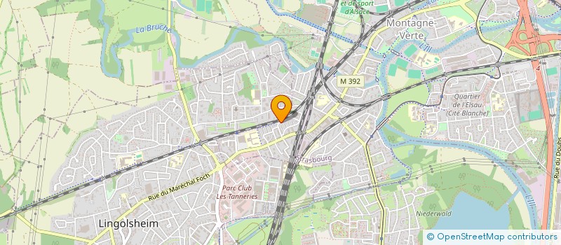 localisation de l'entreprise BLK FOOD à STRASBOURG