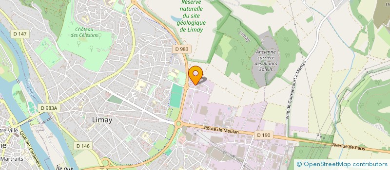 localisation de l'entreprise BLK SHOP  LIMAY