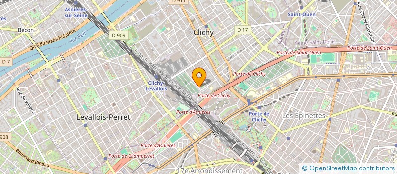 localisation de l'entreprise BLKP INVEST à CLICHY