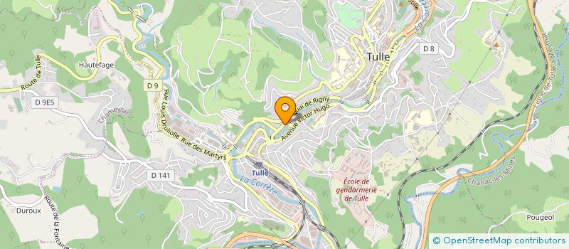 localisation de l'entreprise BLL à TULLE