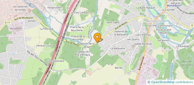 localisation de l'entreprise BLL  MONTBAZON