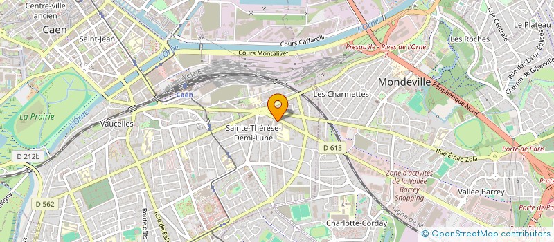 localisation de l'entreprise BLL INVESTISSEMENTS à CAEN