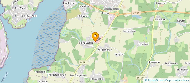 localisation de l'entreprise BLL PAYSAGERE à KERVIGNAC