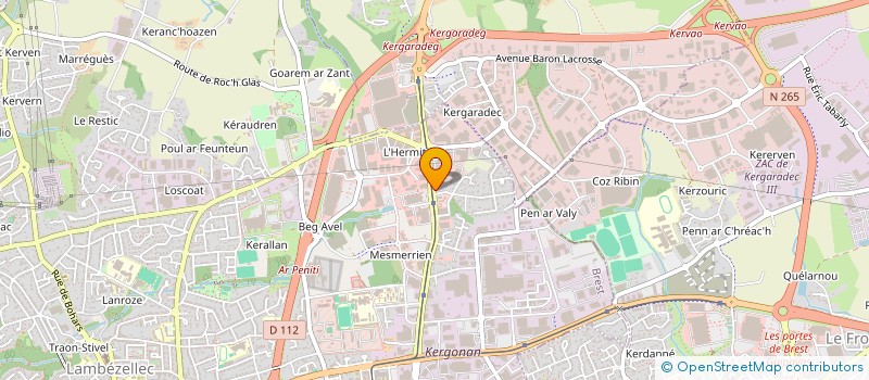 localisation de l'entreprise BLL VERDUN  BREST