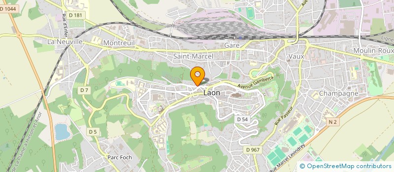 localisation de l'entreprise BLLM à LAON