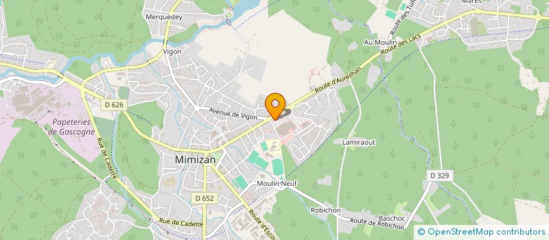 localisation de l'entreprise BLLN  MIMIZAN