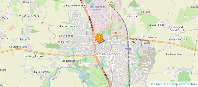 localisation de l'entreprise BLM 35  VERN-SUR-SEICHE