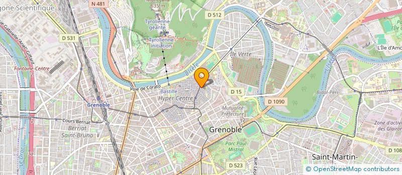 localisation de l'entreprise BLM à GRENOBLE