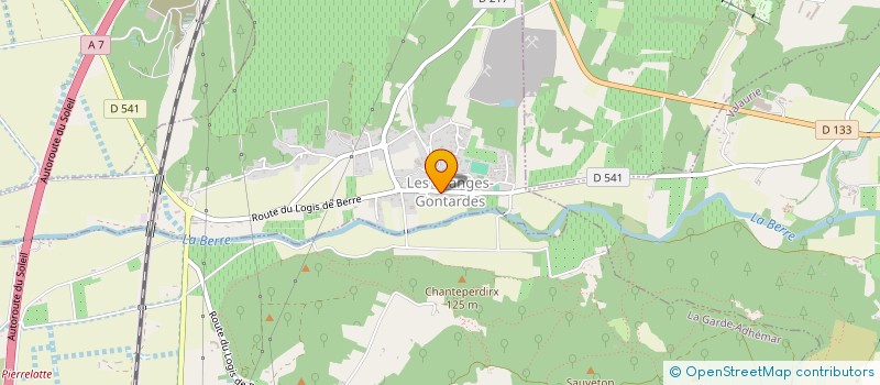 localisation de l'entreprise BLM  LES GRANGES-GONTARDES