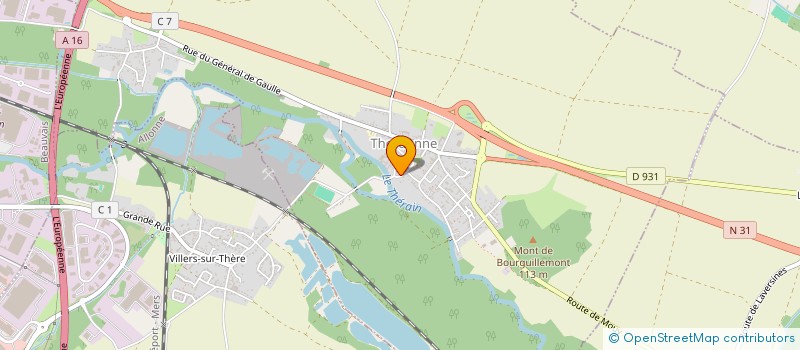 localisation de l'entreprise BLM  THERDONNE