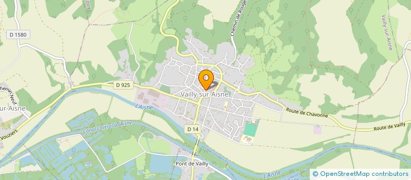 localisation de l'entreprise BLM à VAILLY-SUR-AISNE