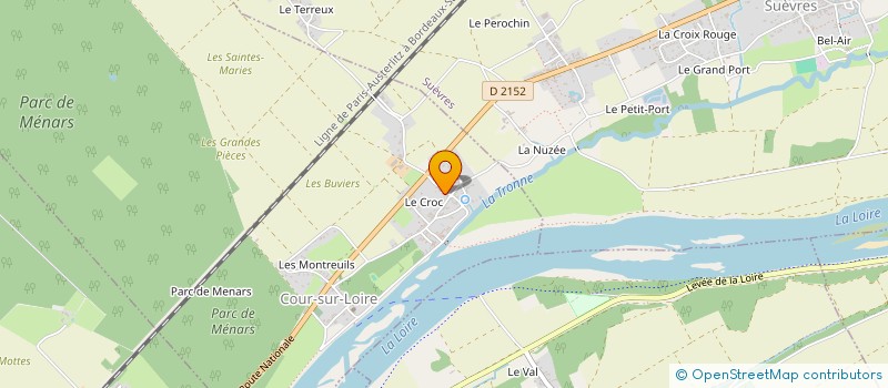 localisation de l'entreprise BLM  COUR-SUR-LOIRE