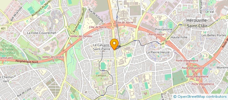 localisation de l'entreprise BLM à CAEN