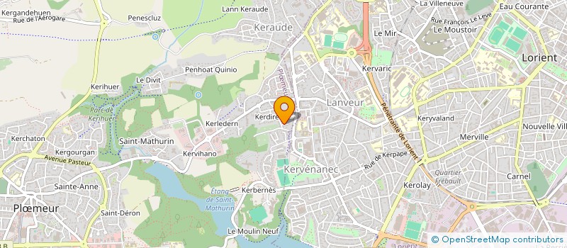 localisation de l'entreprise BLM à PLOEMEUR